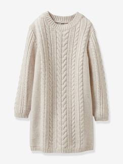 Niña-Vestidos-Vestido de lana RWS para niña - Cyrillus