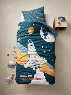 Textil Hogar y Decoración-Ropa de cama niños-Fundas nórdicas-Conjunto infantil: funda nórdica + funda de almohada - SPACE ADVENTURE