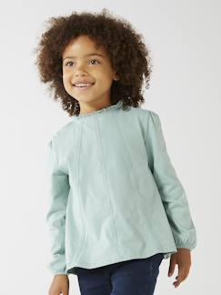 -Camiseta estilo blusa con detalles de macramé para niña