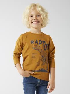camisetas-Camiseta de manga larga con estampado para niño - Basics