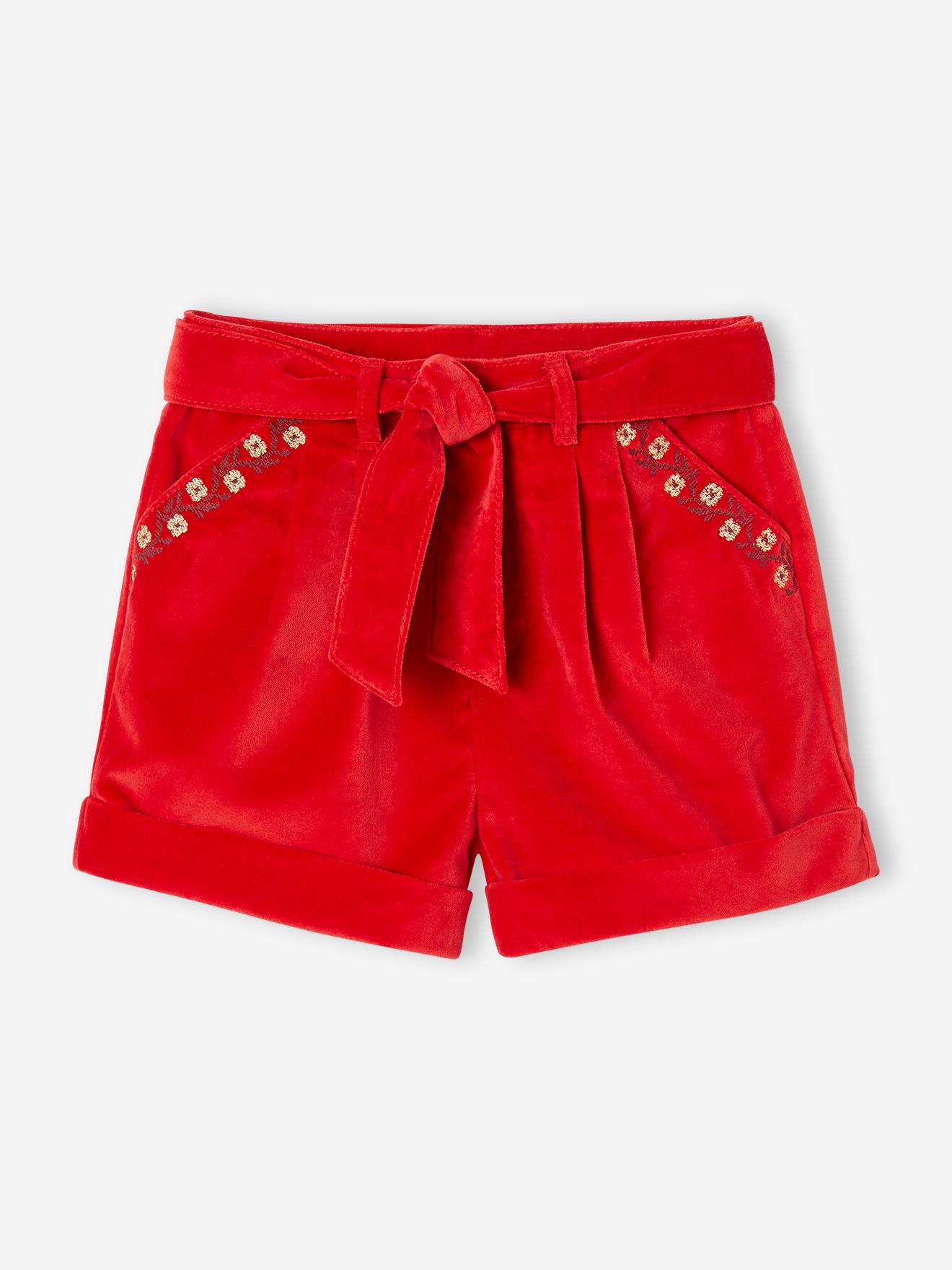 Short rojo 2024 para niña