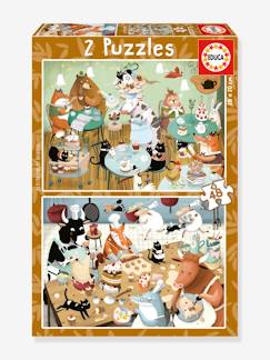 Juguetes-Puzzles Cuentos del Bosque 2x48 - EDUCA BORRAS