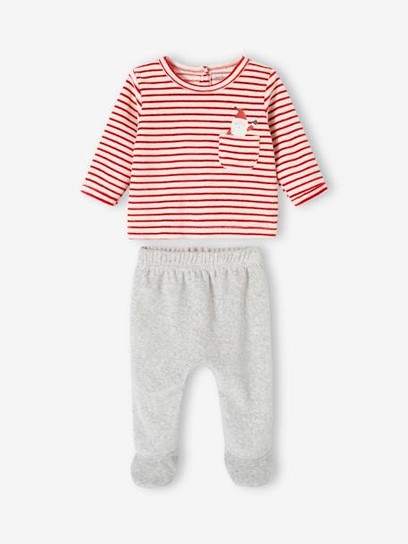 Pijama para bebé especial Navidad colección cápsula familia crudo -  Vertbaudet