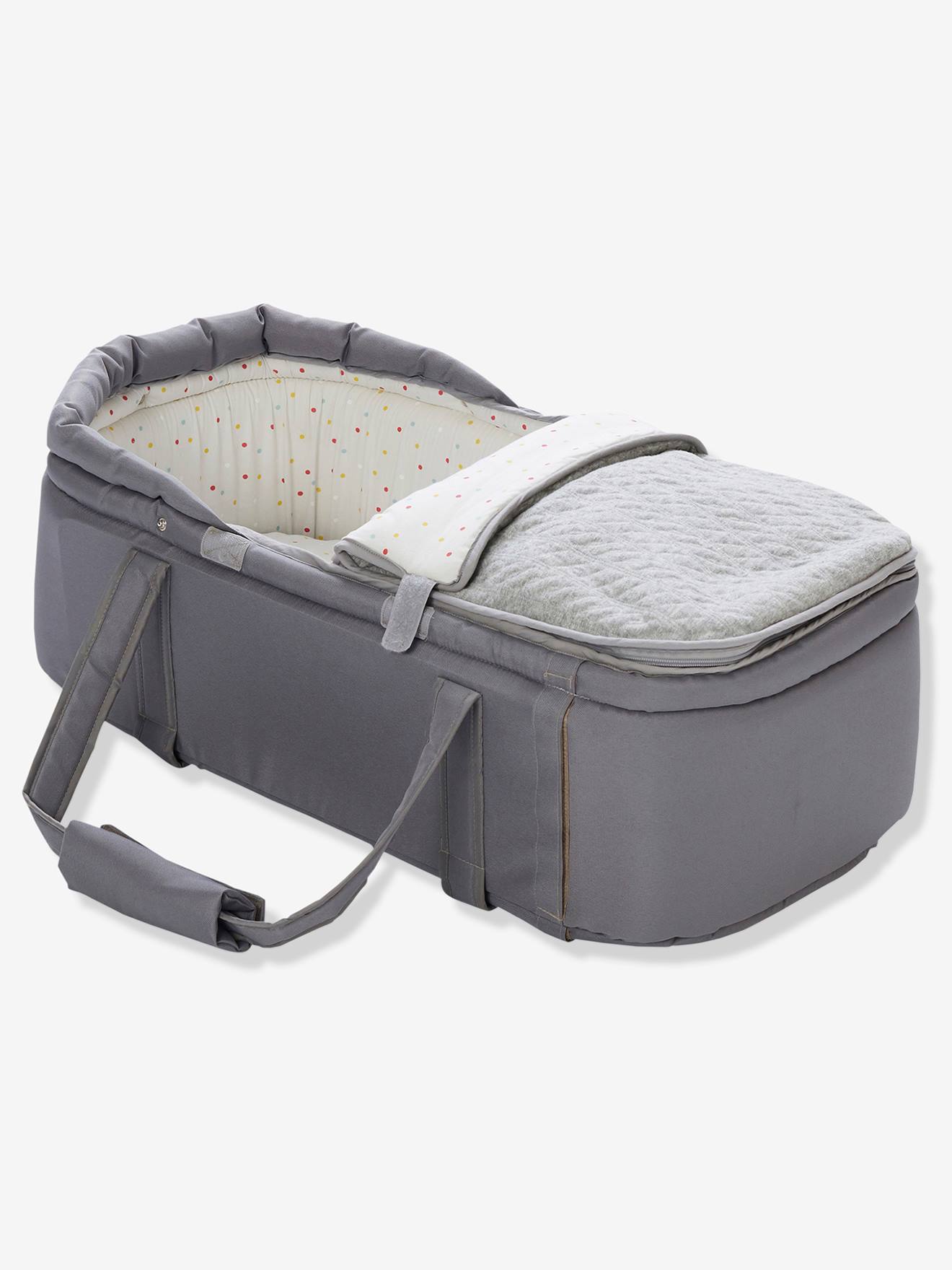 Wookids Carrito Muñecas Capazo Grande Grey Melange Gris