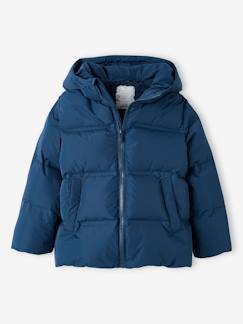 Niño-Abrigos y chaquetas-Chaqueta acolchada de plumón y plumas con capucha y relleno para niño