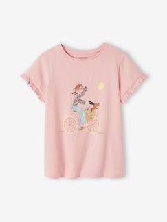 Camiseta con motivo "à bicyclette" para niña