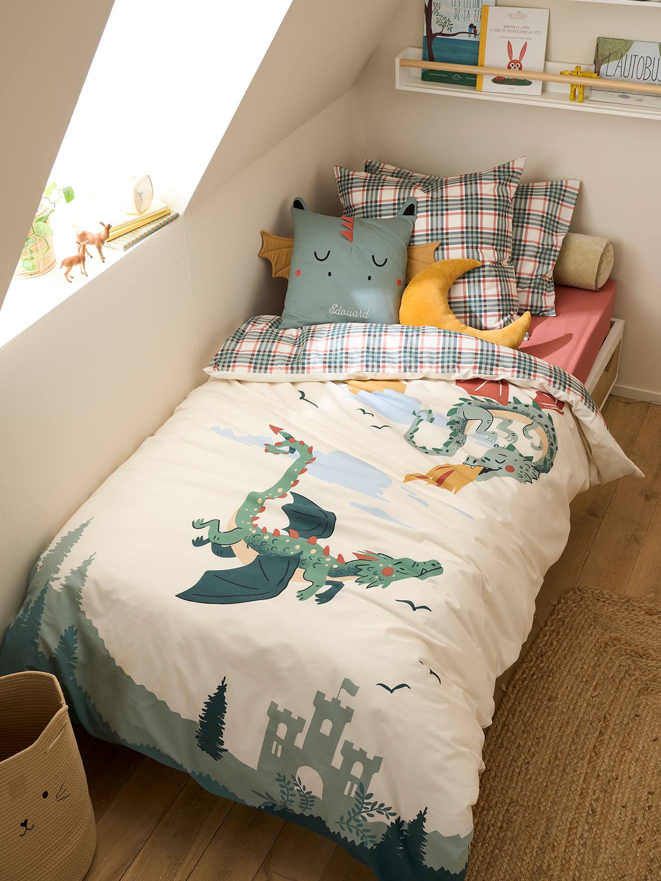 Set de funda nórdica infantil con sábana y fundas de almohadas con diseño  de osos polares en multicolor Forme