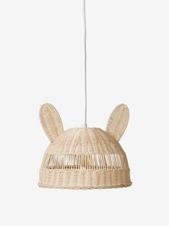 Textil Hogar y Decoración-Decoración-Pantalla de lámpara colgante - Conejo de mimbre