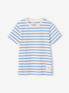 -Camiseta de manga corta y estilo marinero para niño