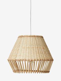 Pantalla de lámpara colgante de bambú trenzado