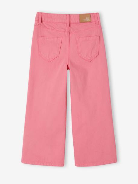 Pantalón ancho para niña caramelo+crudo+rosa chicle+rosa palo 