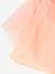 Falda larga tipo enagua de muselina con lentejuelas para niña beige irisado+crudo+nude 