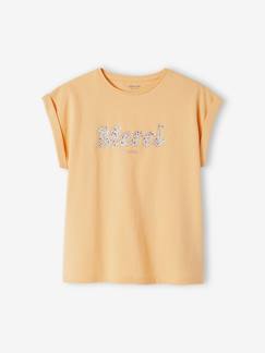 Camiseta con motivo de flores para niña
