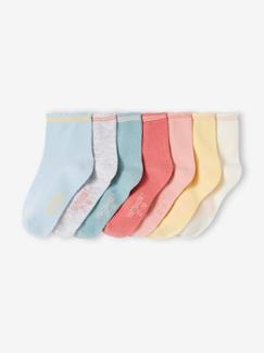 Niña-Pack de 7 pares de calcetines medianos para niña