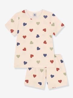 Niña-Pijama con short estampado corazón PETIT BATEAU