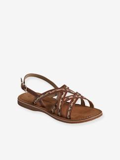 Calzado-Calzado niña (23-38)-Sandalias y Chanclas -Sandalias junior con correas cruzadas de piel