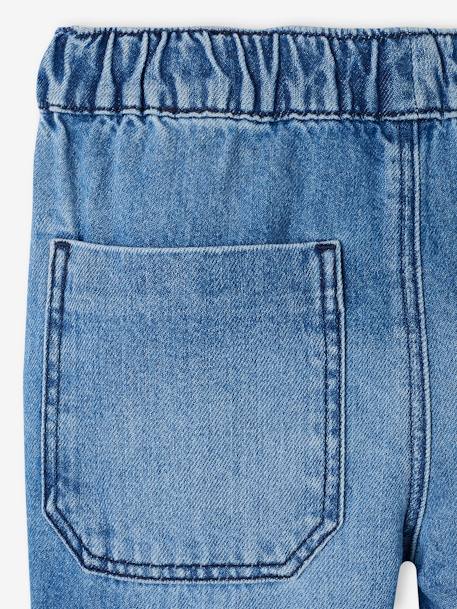 Pantalón cargo de denim fácil de vestir para niño doble stone+stone 