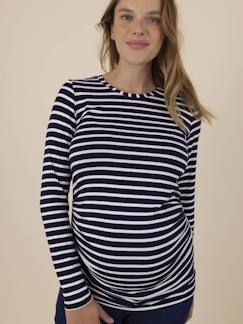 camisetas-Ropa Premamá-Top a rayas para embarazo Katia ENVIE DE FRAISE