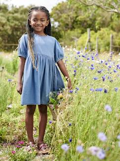 Niña-Vestidos-Vestido vaquero ligero para niña