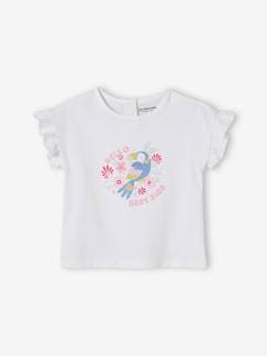 Camiseta Tucán con mangas con volantes para bebé