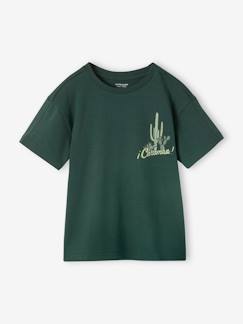 Camiseta con motivo cactus aplicado para niño