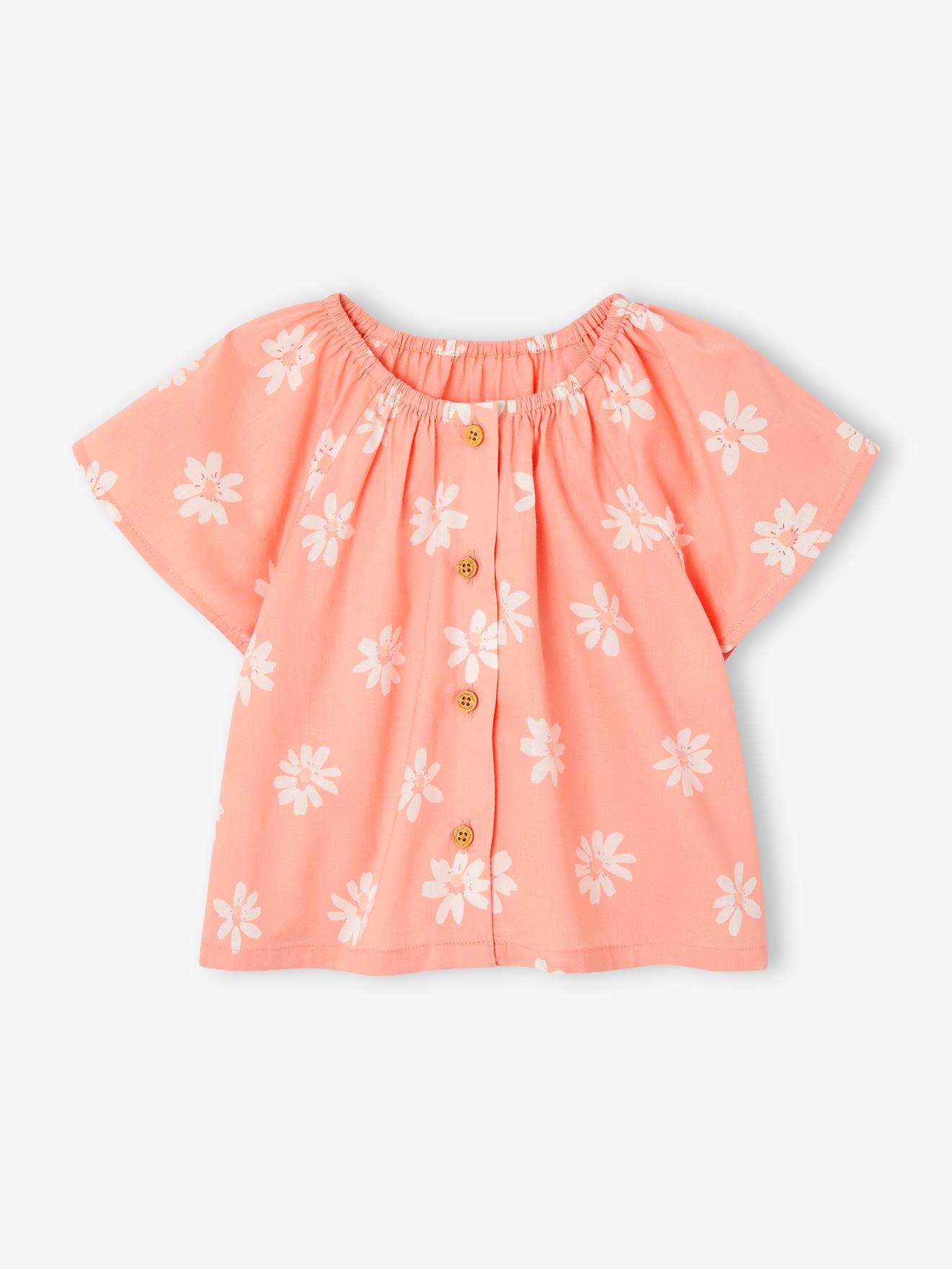 Camisa flores bebe sale