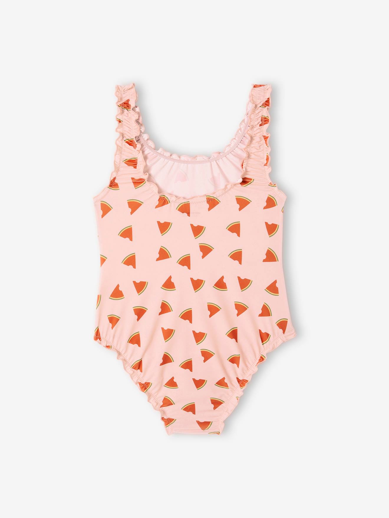 Bañador con estampado de flores para bebé niña rosa - Vertbaudet
