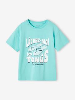 Niño-Camiseta estampado vacaciones para niño