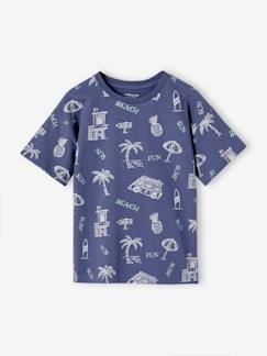 Camiseta estampado gráfico vacaciones niño