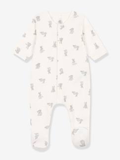 Pijama bebé conejitos de tejido túbico PETIT BATEAU