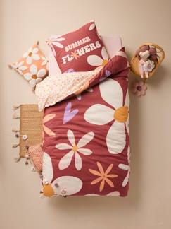 Ecorresponsables-Textil Hogar y Decoración-Conjunto infantil de funda nórdica + funda de almohada de algodón reciclado - IBIZA