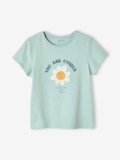 camisetas-Camiseta con mensaje, para niña