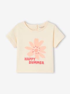 camisetas-Camiseta "Happy summer" de manga corta para bebé