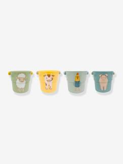 Puericultura- Cuidado del bebé-Pack de 4 tazas de baño - LITTLE DUTCH