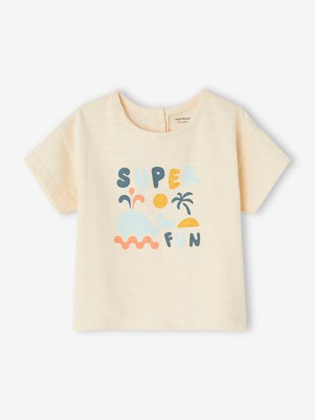 OEKO-TEX®-Bebé-Camiseta "Super fun" de manga corta para bebé