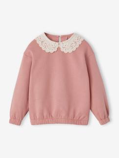 Niña-Sudadera cuello fantasía de macramé niña