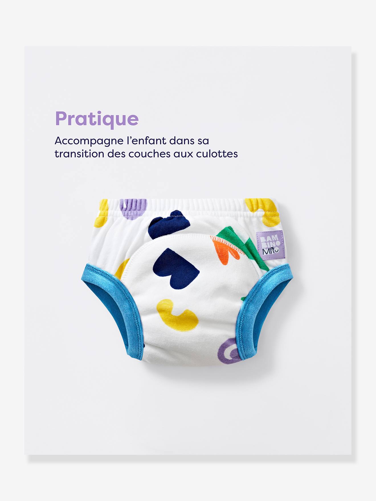 Pack De 3 Braguitas De Aprendizaje Para Bebé - Reutilizables, Absorbentes, Diseño Divertido
