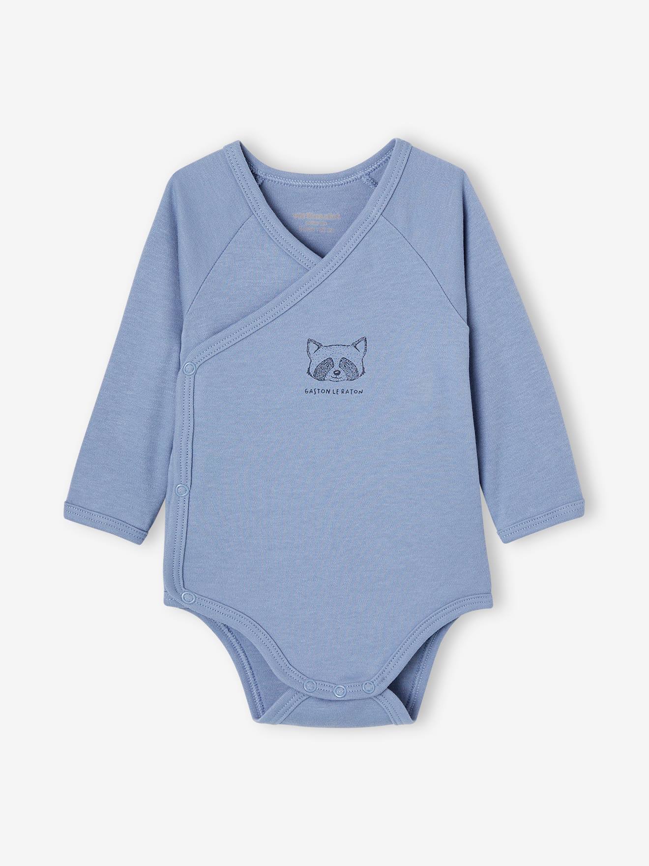 Pack de bodies animales manga larga bebé abertura recién nacido