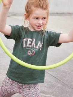 Niña-Camiseta deportiva de manga corta «Team» para niña