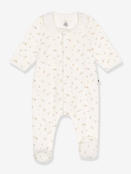 Pijamas y bodies bebé-Bebé-Pijamas-Pijama flores PETIT BATEAU