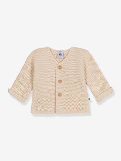 -Cárdigan bebé de punto bobo tricot y algodón orgánico PETIT BATEAU