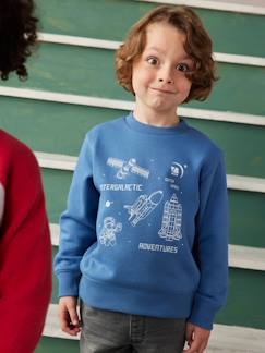 Niño-Jerséis, chaquetas de punto, sudaderas-Sudaderas-Sudadera Basics con motivo gráfico para niño
