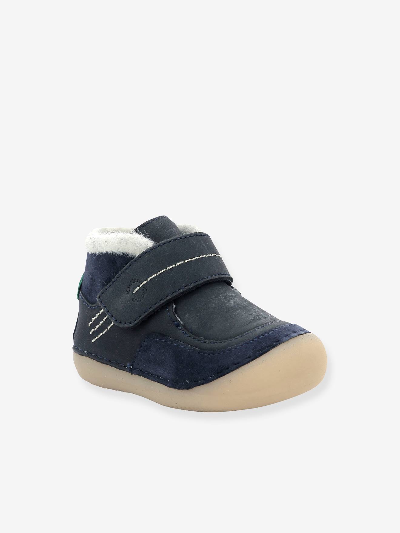 Botas Cortas Al Tobillo Kickers Kickstoner Para Hombre - Talla 41, Color Marrón, Piel, Cordones