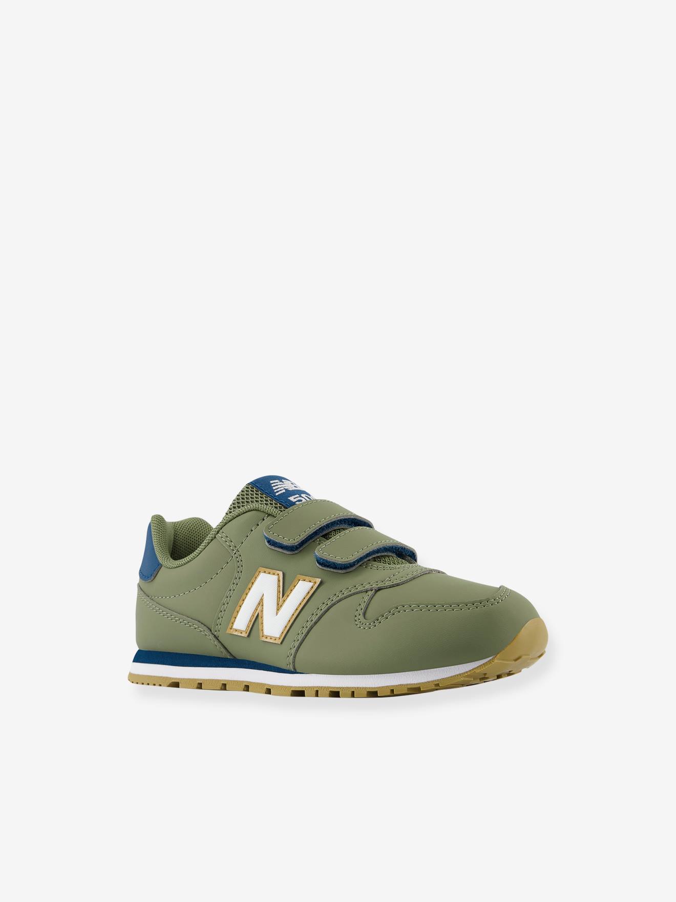 Zapatillas con cierre autoadherente PV500FDD NEW BALANCE infantiles caqui New Balance