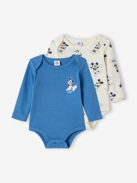 OEKO-TEX®-Bebé-Pack de 2 bodies Disney® Mickey para bebé