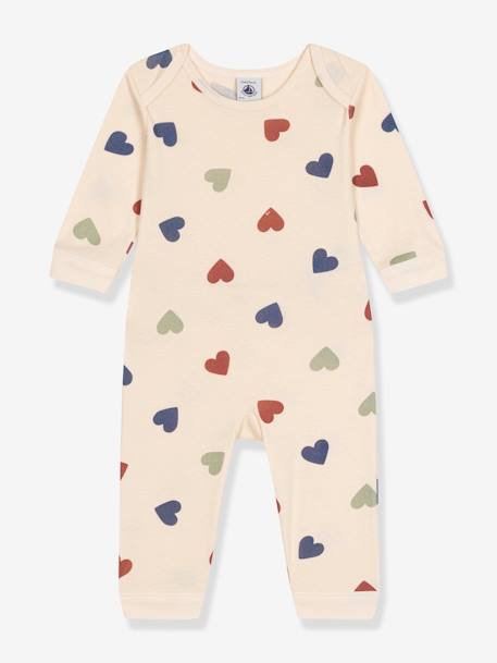 Pijamas y bodies bebé-Bebé-Pijamas-Pijama sin pies corazones PETIT BATEAU