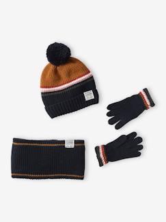 Niño-Accesorios-Gorros, bufandas, guantes-Conjunto de gorro, snood y guantes/manoplas, 2/3 años