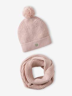 Niña-Accesorios-Conjunto gorro y snood para niña