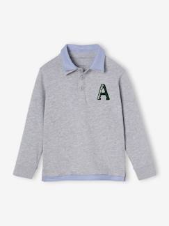 Niño-Camisetas y polos-Polo a rayas efecto 2 en 1 para niño