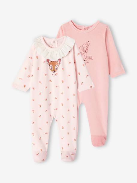 Bebé-Pack de 2 pijamas bebé Disney® Bambi de terciopelo